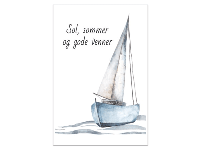 Hovedbilde 50 stk | Sol, sommer og gode venner | 10x15 cm