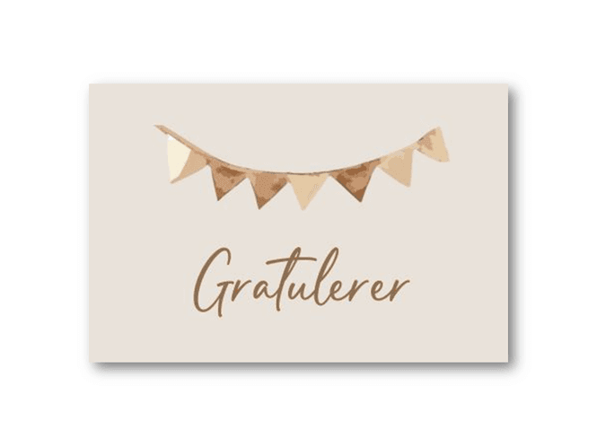 Hovedbilde 50 stk | Gratulerer | 10x15 cm