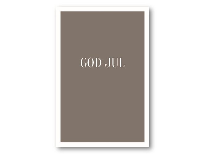 Hovedbilde 50 stk | God jul | 10x15 cm