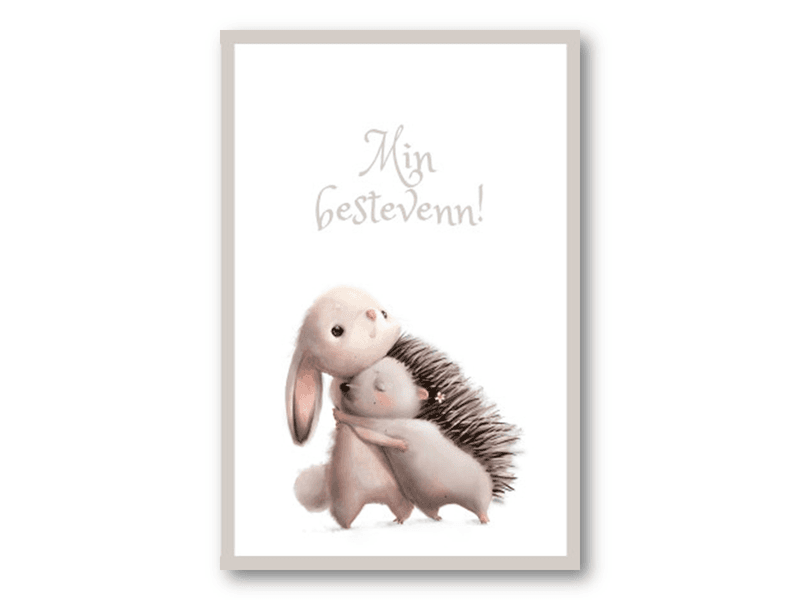 50 stk | Min bestevenn | 10x15 cm