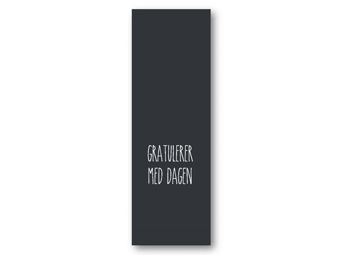 Hovedbilde 50 stk | Gratulerer med dagen | 5x15 cm