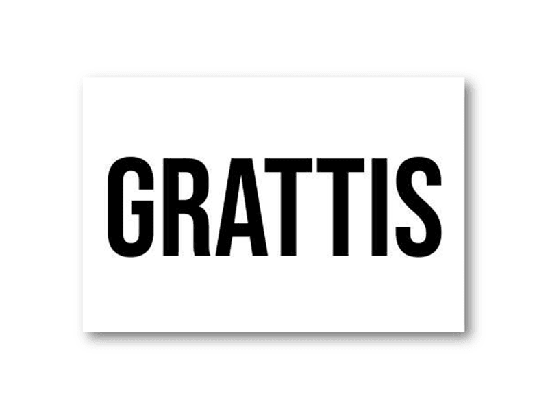 50 stk | Grattis | 10x15 cm